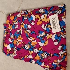 LuLaroe Disney Donald Duck leggings TC Tall and Curvy